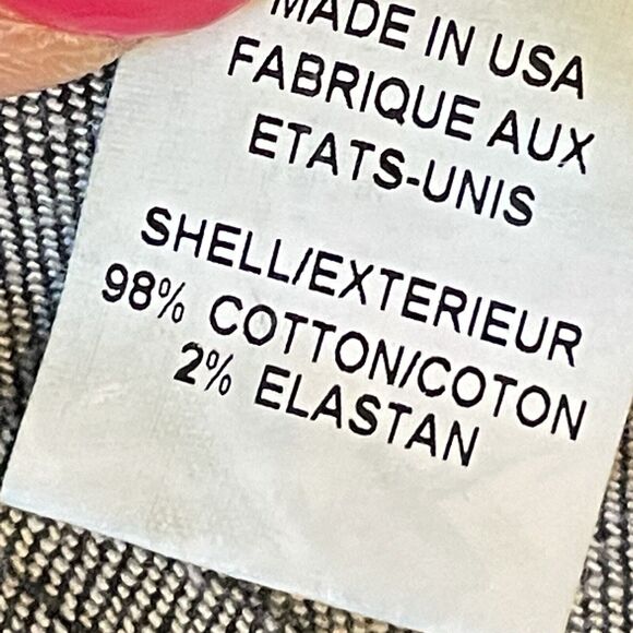 Haute Hippie Lace-Up Stretch Denim Pants Black Size 29 Ankle Zip HHHO10-4102 - Picture 8 of 8